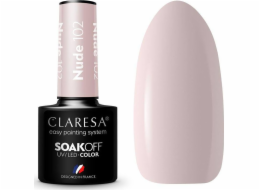 Claresa Claresa Soak Off UV/LED Nude hybridní lak 102 5g