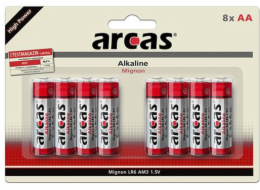 Baterie Arcas AA / R6 8 ks.