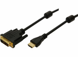 LogiLink HDMI - DVI-D kabel 3m černý (CH0013)