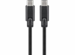 Goobay USB-C – USB-C USB kabel 1 m černý (531398)