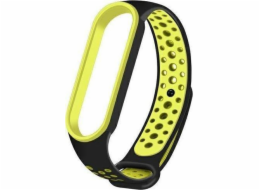 Pásek Beline Beline Mi Band 6 černo-zelený/černo-zelený Design