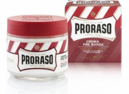 Proraso Red Krém před holením pro silné vousy 100 ml