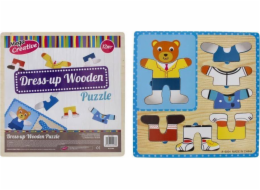 Mega Creative DREW DRESS UP PUZZLE 8 EL 30X30 MC WOOD 80/0