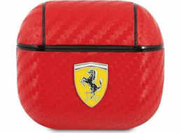 Kryt Ferrari Ferrari FESA3CARE AirPods 3 červený/červený On Track PU Carbon () - FER000515