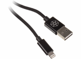 SilverStone USB-A – Lightning USB kabel 1 m černý (SST-CPU03J-1000)