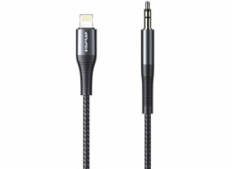 Awei Lightning USB kabel – Mini Jack 3,5 mm černý (6954284001052)