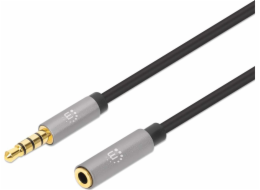 Manhattan Jack 3,5mm - Jack 3,5mm kabel 5m šedý (356053)