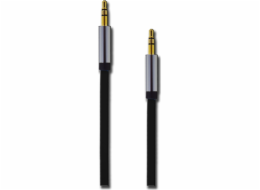 Kabel 2GO Jack 3,5 mm - Jack 3,5 mm 1,5 m černý (795100)