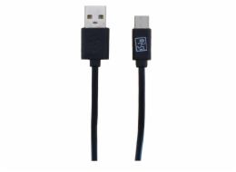 USB 2GO USB-A - USB-C kabel 1 m černý (795782)