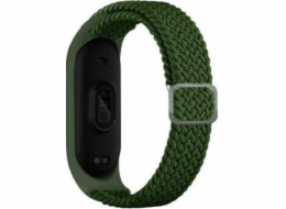 Beline Beline Mi Band 5/6 Textilní pásek zelený/zelený