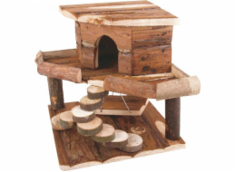 Panama Pet Treehouse pro hlodavce, dřevěný, 19x19x27,5cm