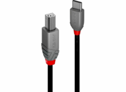 Lindy USB-C – USB-B USB kabel 3 m černý (36943)