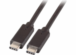 EFB USB kabel USB-C – USB-C 0,5 m černý (K5283-5ASW.0.5)