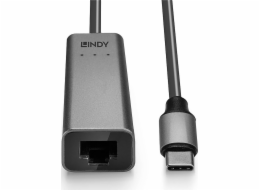 Lindy 43314 USB-C – USB adaptér RJ45 šedý (43314)