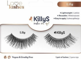 KILLYS_Make Me Up! Umělé řasy Love Lashes na proužku, 1 pár Lily