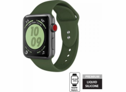 Kapalný řemínek Crong Crong – Řemínek Apple Watch 42/44 mm (zelený)