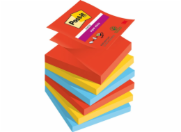 Post-It 3M Post-it® Super Sticky Z-Notes, HRAVÉ, 76x76mm, 6x90 karet.