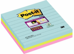 Sponky Post-it Notes super lepicí xl linka 101x101 mm, miami 3/p