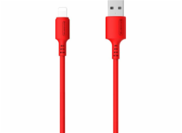 Somostel USB-A – Lightning kabel 1,2 m červený (SMS-BP06 USB – Lightning Red)