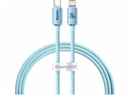 Baseus USB-C – Lightning USB kabel 1,2 m světle modrý (BSU3637)