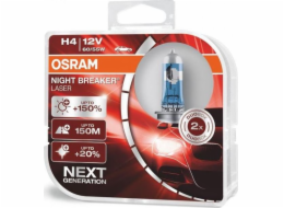 Osram Automobilines lemputes Osram Night Breaker Laser (příští generace) H4, 2 vnt.