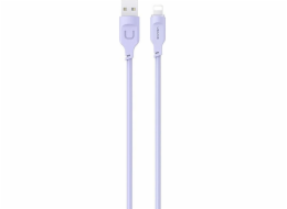 Usams USB-A - Lightning kabel 1,2 m fialový/růžový (není skladem)