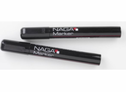 NAGA KŘÍDOVÉ ZNAČKY 2X3 NAGA 10 MM 2KS, ČERNÉ