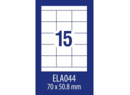 Avery Zweckform LABEL ZF ECONOMY 70X50.8MM 044 100ARK LABEL E100 ELA044 - ELA044