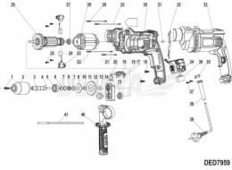 Sklíčidlo Dedra Drill