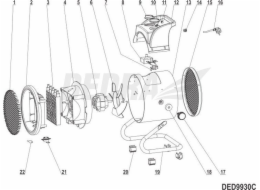 Dedra Termostat WK-R11 40C 250V 16A