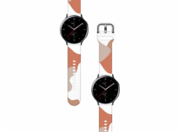 Hurtel Strap Camo Band pro Samsung Galaxy Watch 42mm silikonový řemínek Camo Watch náramek (5)