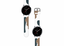 Hurtel Strap Camo Band pro Samsung Galaxy Watch 42mm silikonový řemínek Camo Watch náramek (1)