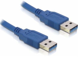 Delock USB kabel USB-A - USB-A 2 m modrý (82535)