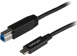 StarTech USB-B – USB-C kabel USB 1 m černý (USB31CB1M)