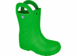 Holínky Crocs Handle It Kids, tmavě zelené, velikost 29/30 (12803)