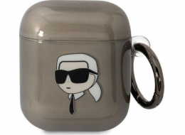 Karl Lagerfeld Karl Lagerfeld KLA2HNIKTCK AirPods 1/2 kryt černý/černý Karl`s Head