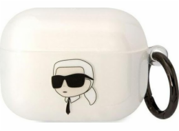 Karl Lagerfeld Karl Lagerfeld Kryt KLAPHNIKTCT AirPods Pro průhledný Karl`s Head