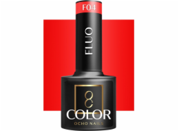 Activeshop OCHO NAILS Fluo F04 hybridní lak -5g