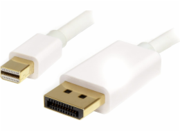 StarTech DisplayPort Mini - DisplayPort kabel 2m bílý (MDP2DPMM2MW)