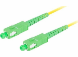 Lanberg FIBER OPTIC PATCHCORD SM SC/APC-SC/APC SIMPLEX 3,0MM LSZH G657A1 3M ŽLUTÝ LANBERG