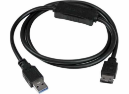 StarTech USB-A - eSATA USB kabel 1 m černý (USB3S2ESATA3)