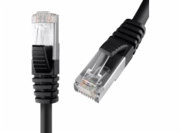 Spacetronik RJ45 kabel CAT8 S/FTP AWG26 CU LSZH černý 5m