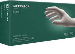 Mercator Medical Latexové rukavice pro domácnost velikost 8" (RMM-LATEX-M)