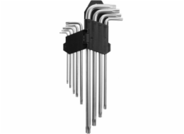 AWTools Sada torx L klíčů T10-T50 9 ks. (AW40531)