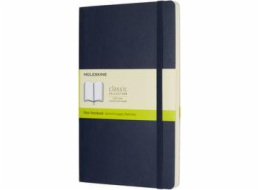 Moleskine  Sapphire Blue Large Plain Notebook Soft