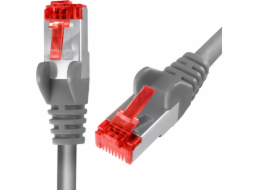 Spacetronik RJ45 kabel CAT 6 S/FTP AWG27 LSZH šedý 1m