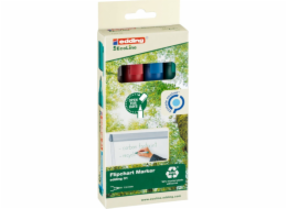 Edding EDDING ecoline fix na flipchart e-31, 1,5-3 mm, 4 ks, mix barev