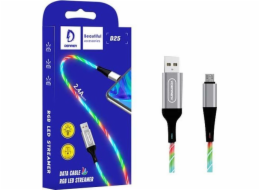 Vega USB-A - microUSB kabel 1 m stříbrný (29971)