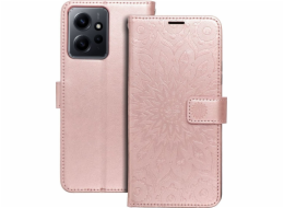 OEM pouzdro na knihy MEZZO pro XIAOMI Redmi NOTE 12 4G mandala zlatorůžová