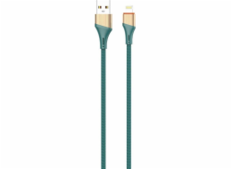 LDNIO USB-A - Lightning kabel 2 m zelený (LDN82)